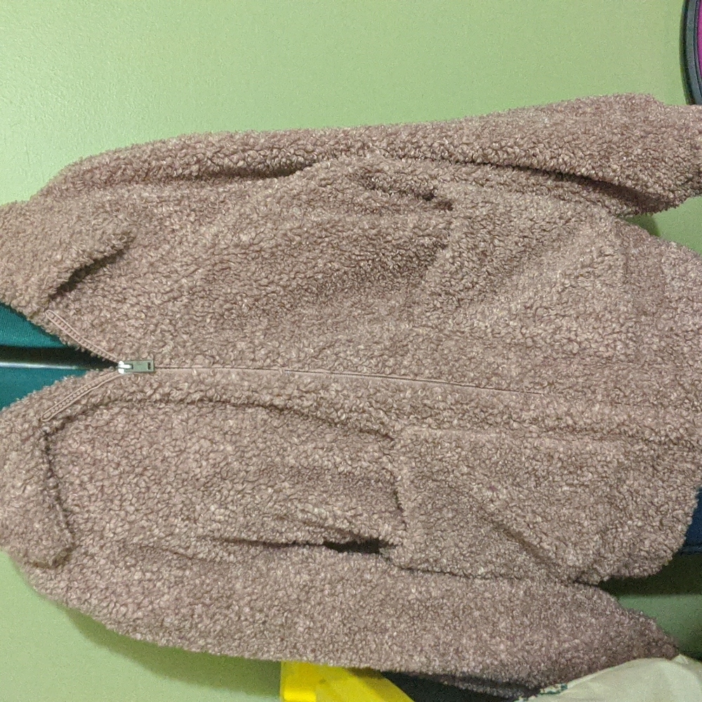 UGG  Pink Kaley Teddy Bear Jacket szXS - Picture 3 of 5